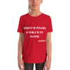 Beauty is power; a smile is its sword. - John Ray - Youth Short Sleeve Tee Motivational quotes 7812052