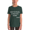 Beauty is power; a smile is its sword. - John Ray - Youth Short Sleeve Tee Motivational quotes 7812052
