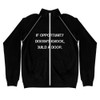 If opportunity doesn't knock, build a door. - Piped Fleece Jacket Motivational quotes 7812444