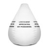 Love is about appreciation, not possessions. - Bean Bag Chair w/ filling Motivational quotes 7812469