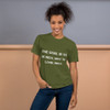 The goal is to be rich. Not to look rich. - Unisex Short Sleeve T-Shirt Motivational quotes 7810078