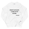 Beauty is power; a smile is its sword. - John Ray - Long Sleeve T-Shirt Motivational quotes 7812809