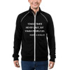 Tough times never last, but tough people do. - Robert H. Schuller - Piped Fleece Jacket Motivational quotes 7812467