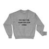 You only fail when you stop trying. - Crewneck Sweatshirt Motivational quotes 7812135