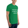 The goal is to be rich. Not to look rich. - Fitted Long Sleeve Crew Motivational quotes 7810381