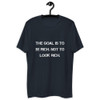 The goal is to be rich. Not to look rich. - Fitted Long Sleeve Crew Motivational quotes 7810381