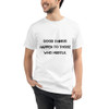 Good things happen to those who hustle. - Unisex Organic T-Shirt Motivational quotes 7812582