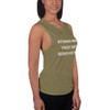 Storms make trees take deeper roots. - Women's Flowy Muscle Tank Motivational quotes 7811632