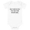 Self-care is how you take your power back. - Baby Jersey Short Sleeve One Piece Motivational quotes 7812163
