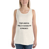 Your mental health should be a priority. - Unisex Jersey Tank Motivational quotes 7811546