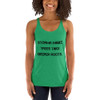 Storms make trees take deeper roots. - Ladies Triblend Racerback Tank Motivational quotes 7810801
