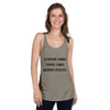 Storms make trees take deeper roots. - Ladies Triblend Racerback Tank Motivational quotes 7810801