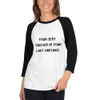 Your best teacher is your last mistake. - Unisex Fine Jersey Raglan Tee Motivational quotes 7811413