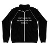 Don't look for excuses look for results. - Piped Fleece Jacket Motivational quotes 7812417