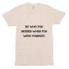 Be who you needed when you were younger. - Unisex Short Sleeve Track Shirt Motivational quotes 7810579
