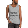 Opportunities don't happen. You create them. - Ultra Cotton Tank Top Motivational quotes 7809965