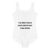The direction is more important than speed. - Kids Swimsuit Motivational quotes 7812678
