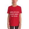 When life gets blurry adjust the focus. - Youth Short Sleeve Tee Motivational quotes 7812076