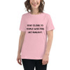 Stay close to people who feel like sunlight. - Women's Relaxed Short Sleeve Jersey Tee Motivational quotes 7812831