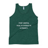 Your mental health should be a priority. - Unisex Soft Tri-Blend Tank Motivational quotes 7810619