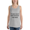 The direction is more important than speed. - Unisex Jersey Tank Motivational quotes 7811642