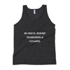 Be brave. Nobody remembers a coward. - Unisex Soft Tri-Blend Tank Motivational quotes 7810571
