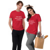 Your mental health should be a priority. - Unisex Organic Cotton T-Shirt Motivational quotes 7813030