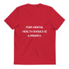 Your mental health should be a priority. - Unisex Organic Cotton T-Shirt Motivational quotes 7813030