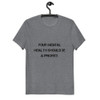 Your mental health should be a priority. - Unisex Organic Cotton T-Shirt Motivational quotes 7813030