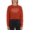 The direction is more important than speed. - Women's Fleece Crop Sweatshirt Motivational quotes 7812099