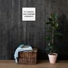 If it would be easy, everybody would do it. - Canvas Motivational quotes 7810061