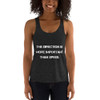 The direction is more important than speed. - Women's Tri-Blend Racerback Tank Motivational quotes 7810565