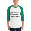 A smooth sea never made a skillful sailor. - Unisex Fine Jersey Raglan Tee Motivational quotes 7811504