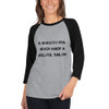 A smooth sea never made a skillful sailor. - Unisex Fine Jersey Raglan Tee Motivational quotes 7811504
