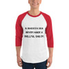 A smooth sea never made a skillful sailor. - Unisex Fine Jersey Raglan Tee Motivational quotes 7811504