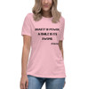 Beauty is power; a smile is its sword. - John Ray - Women's Relaxed Short Sleeve Jersey Tee Motivational quotes 7812624