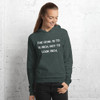 The goal is to be rich. Not to look rich. - Unisex Fleece Pullover Hoodie Motivational quotes 7811912