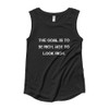 The goal is to be rich. Not to look rich. - Ladies' Cap Sleeve T-Shirt Motivational quotes 7810773