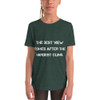 The best view comes after the hardest climb. - Youth Short Sleeve Tee Motivational quotes 7812441
