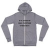 If it would be easy, everybody would do it. - Unisex Triblend Lightweight Zip Hoodie Motivational quotes 7811852