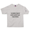 The direction is more important than speed. - Heritage Jersey T-Shirt Motivational quotes 7812913