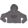 Stay close to people who feel like sunlight. - Women's Fleece Crop Hoodie Motivational quotes 7812244