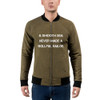 A smooth sea never made a skillful sailor. - Bomber Jacket Motivational quotes 7812439