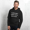 If opportunity doesn't knock, build a door. - Unisex Fleece Pullover Hoodie Motivational quotes 7811945
