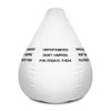 Opportunities don't happen. You create them. - Bean Bag Chair w/ filling Motivational quotes 7812492