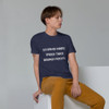 Storms make trees take deeper roots. - Unisex Organic Cotton T-Shirt Motivational quotes 7812983