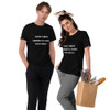 Good things happen to those who hustle. - Unisex Organic Cotton T-Shirt Motivational quotes 7813001