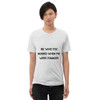Be who you needed when you were younger. - Unisex Triblend Short Sleeve T-Shirt Motivational quotes 7810864