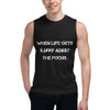 When life gets blurry adjust the focus. - Muscle Tank Motivational quotes 7812648