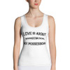 Love is about appreciation, not possessions. - Women's Tank Top Motivational quotes 7811177
